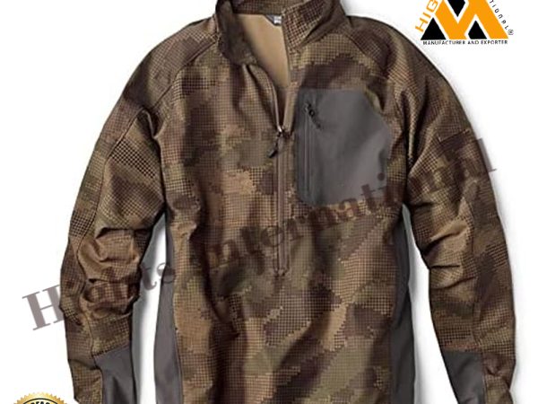 Men's Soft Shell Pullover Jacket