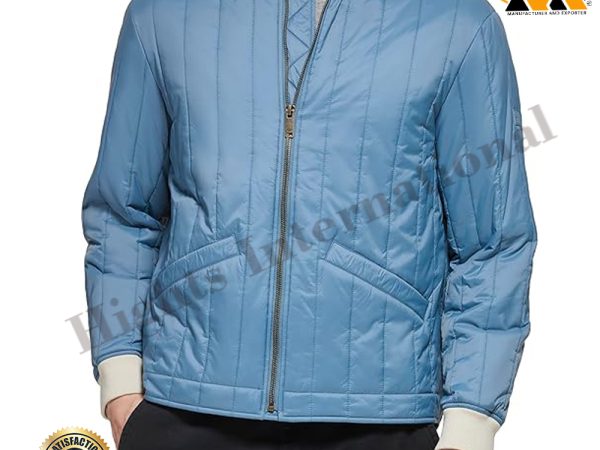 Men's Quilted Bomber Jacket