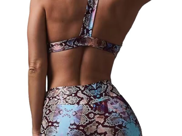 Printed Gym Fitness Yoga Set