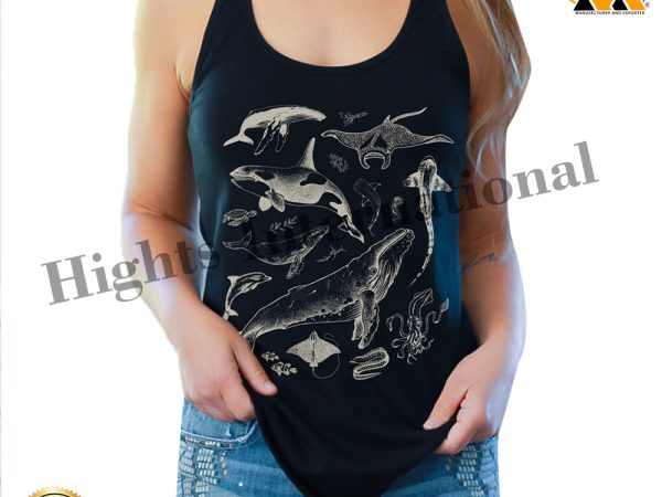 Sea Animal Women's Racerback Tank Top