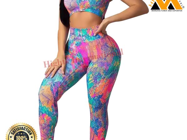 Tie Dye Workout Clothing Fitness Yoga Wear