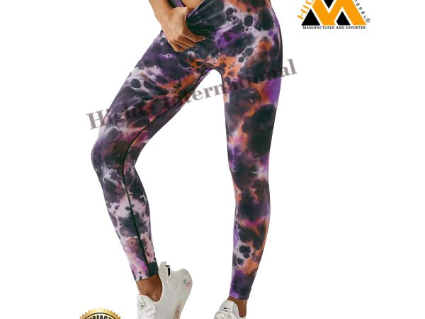 Tie Dye Yoga Pants High Waist