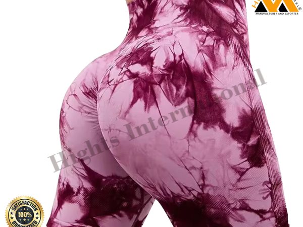 Tie Dye Yoga Shorts for women