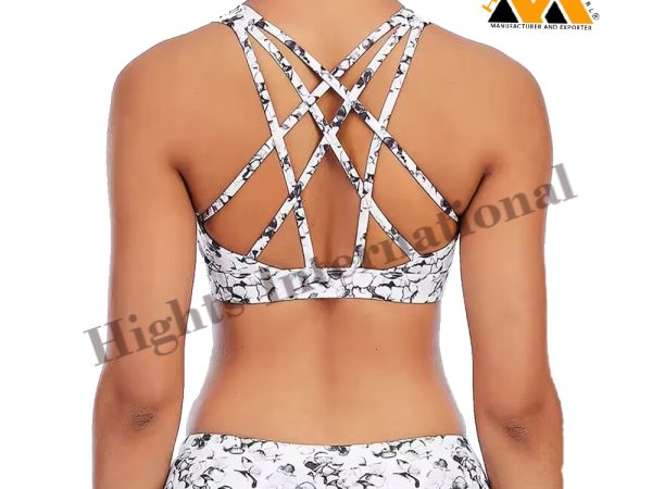 Sublimated Flower Bra Women