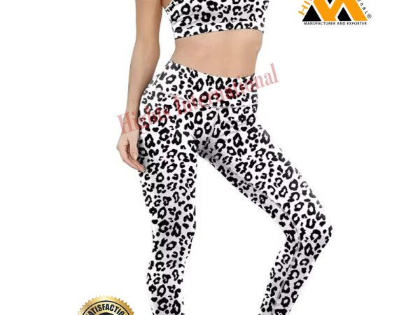 Women Leopard Yoga Set