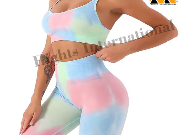 Women Tie dye Yoga Set