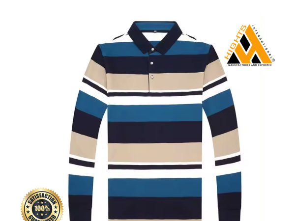 Stripe Cotton Polo Shirt