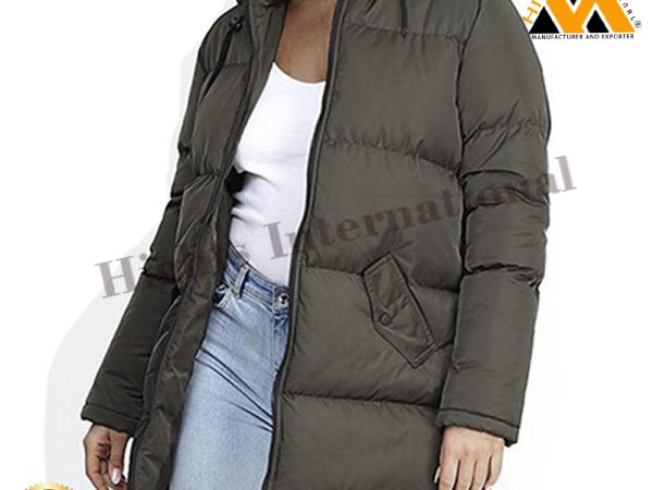 Women's Long Bubble Padded Jackets